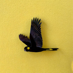 Blue raven brooches sales