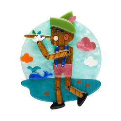 Pete Cromer 'Boys Don't Lie' Brooch...(Pinocchio)