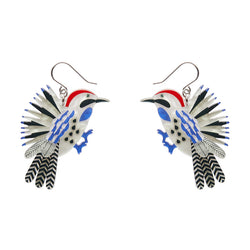 Wondrous Woodpecker Drop Earrings