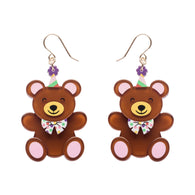 Grand Prize Teddy Drop Earrings