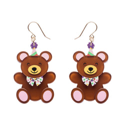 Grand Prize Teddy Drop Earrings