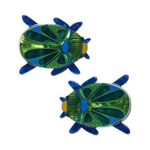 Luck of the Beetle Hair Clips Set