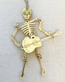 Little Moose Gold Skeleton necklace