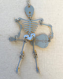 Little Moose Gold Skeleton necklace