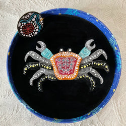 Erstwilder The Crab 'Gadambal' brooch. Melanie Hava Collection 2022