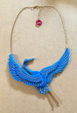 La Vidriola Shibumi Collection 'The Grand Crane' Necklace