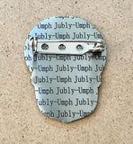Jubly Umph 'Mexican Sugar Skull' Brooch.  Brand New