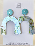 MOE MOE ARCH DROP STUD EARRINGS 'FOLIAGE'