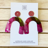 MOE MOE BLOOM KIMMY ARCH DROP STUD EARRINGS