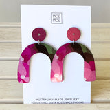 MOE MOE BLOOM KIMMY ARCH DROP STUD EARRINGS