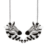 Zelda the Zany Zebra Necklace