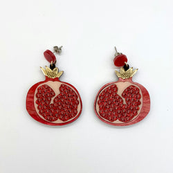 Switchblade Maid Pomegranate earrings