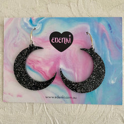 Edenki Crescent Moon earrings