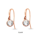 Swarovski Crystal fishhook ‘Crystal ’ earrings - rose gold plated