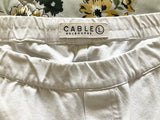 Cable Melbourne ‘Joey’ Pant White. Size L. Excellent Condition