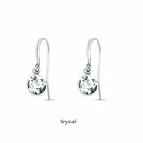 Swarovski Crystal fishhook ‘Crystal ’ earrings - rhodium plated