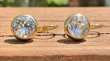 Swarovski Crystal round 'Crystal' earrings - gold plated
