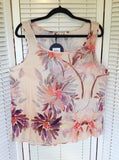 Cable Melbourne ‘June’ Tank Top. Nectar print. Size XL Brand New.
