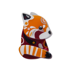 Pete Cromer The Rakish Red Panda Mini Brooch