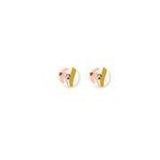 MOE MOE MARGUERITE BLOOM MYRIAM VAN NESTE MINI CIRCLE STUD EARRINGS