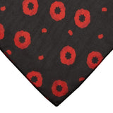 Scarf 'Poppy Field' Large neck scarf
